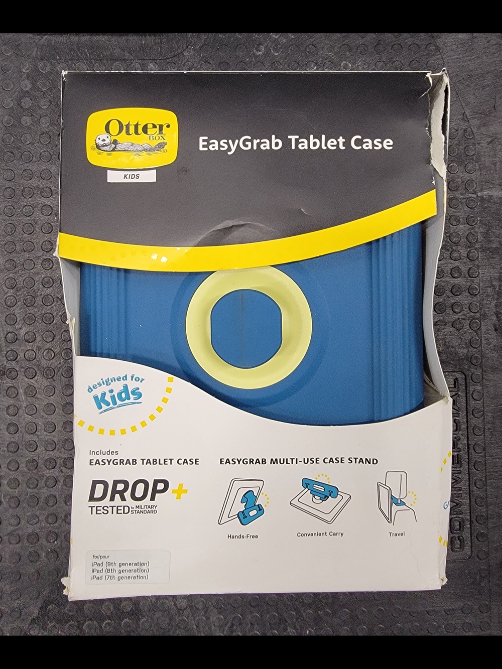 OtterBox EasyGrab Kids Tablet Case - Blue for Ipad 9th, 8th, 7th Gen